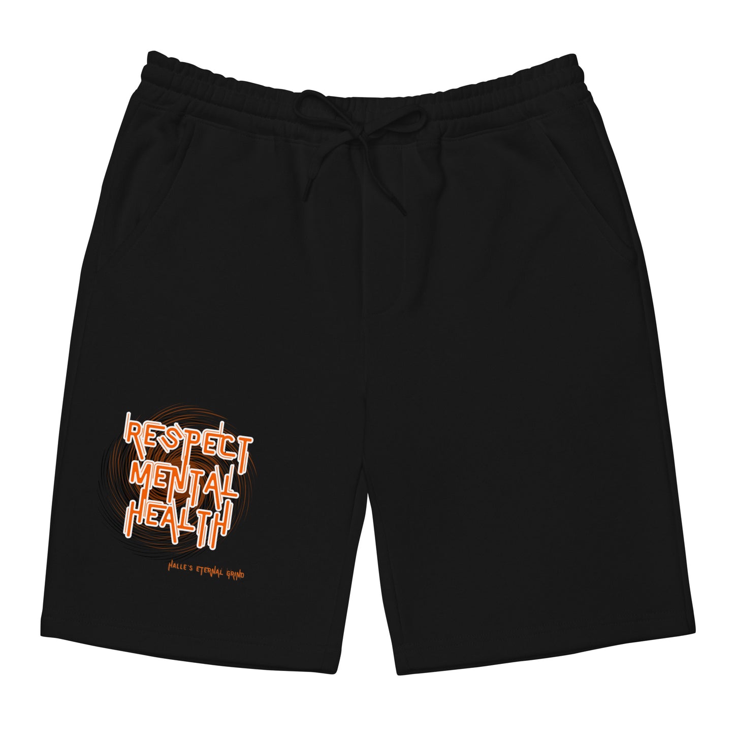 RESPECT MENTAL HEALTH fleece shorts