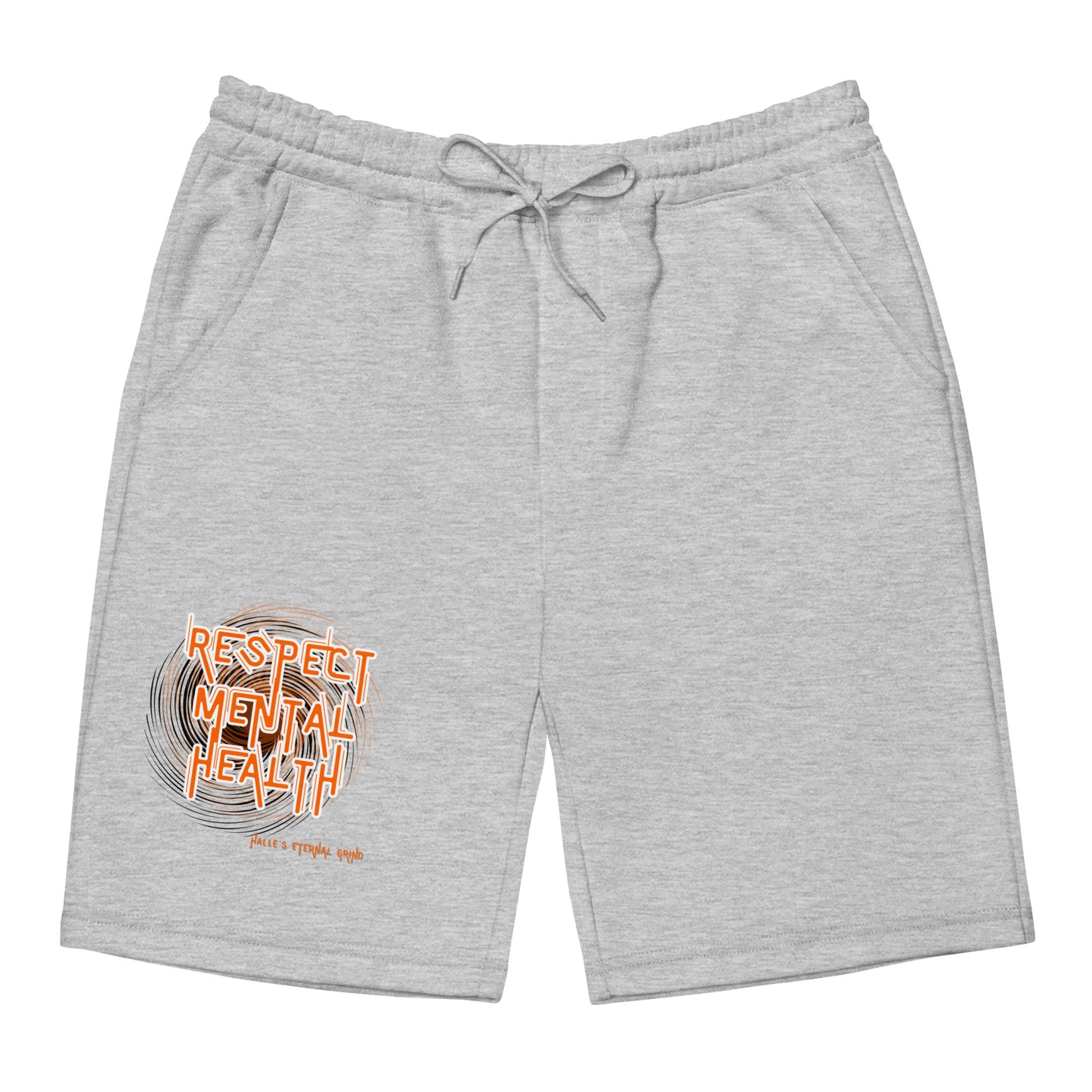 RESPECT MENTAL HEALTH fleece shorts